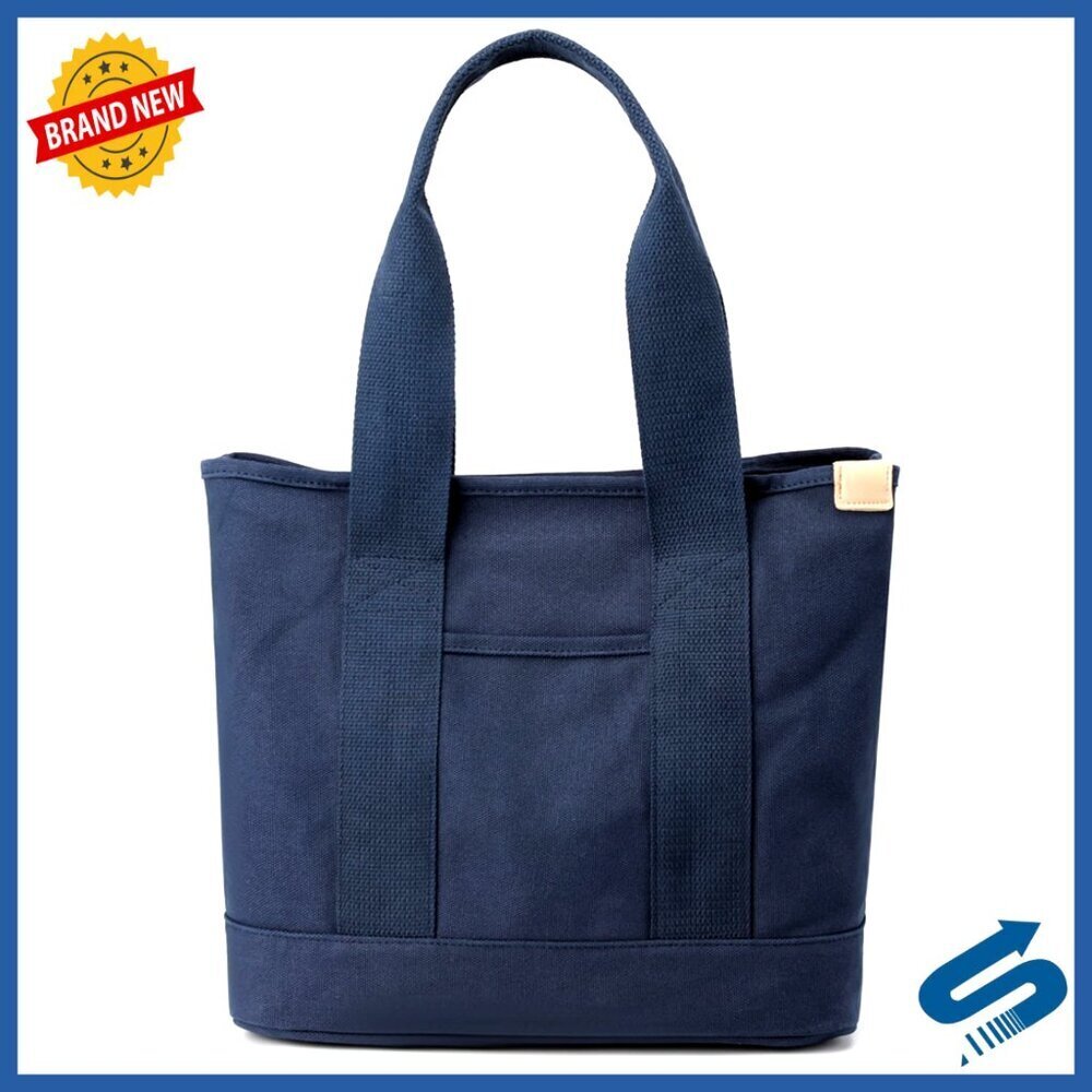 Canvas Tote Bag Large Capacity Top Handle Satchel Work Travel Casual Chic